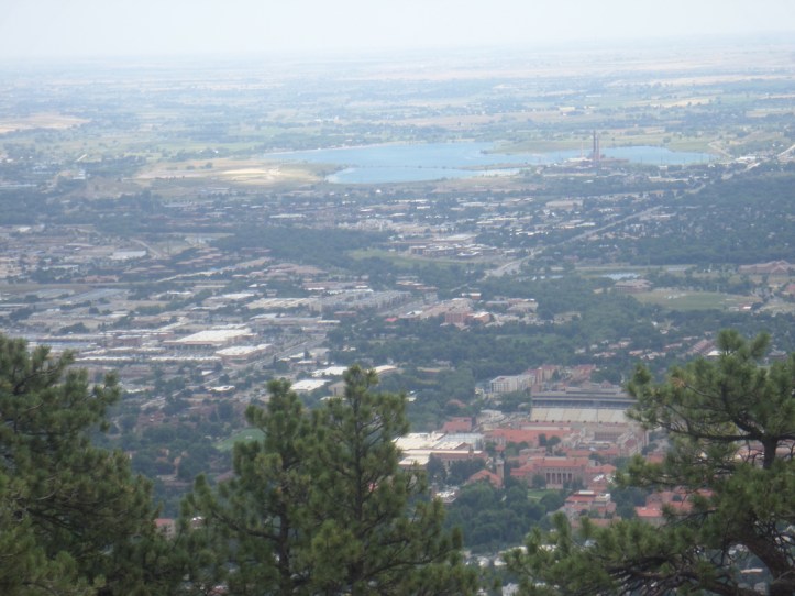 A breathtaking view of Boulder from high up on Flagstaff Mountain.
