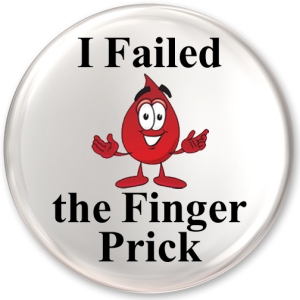 i failed the finger prick