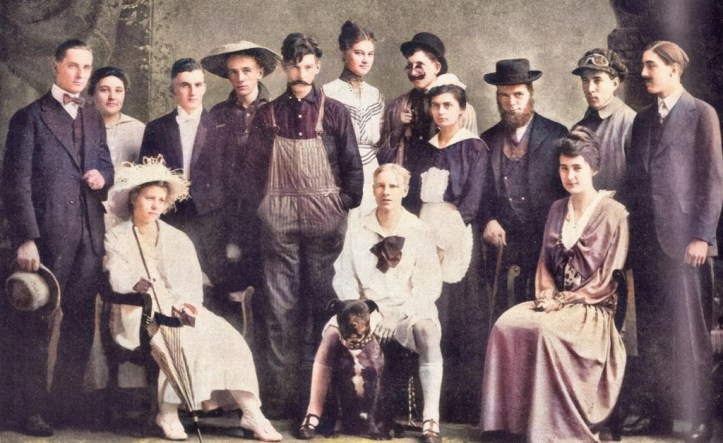 1915 play close to home - zeta alpha &amp; zethegathean literary societies